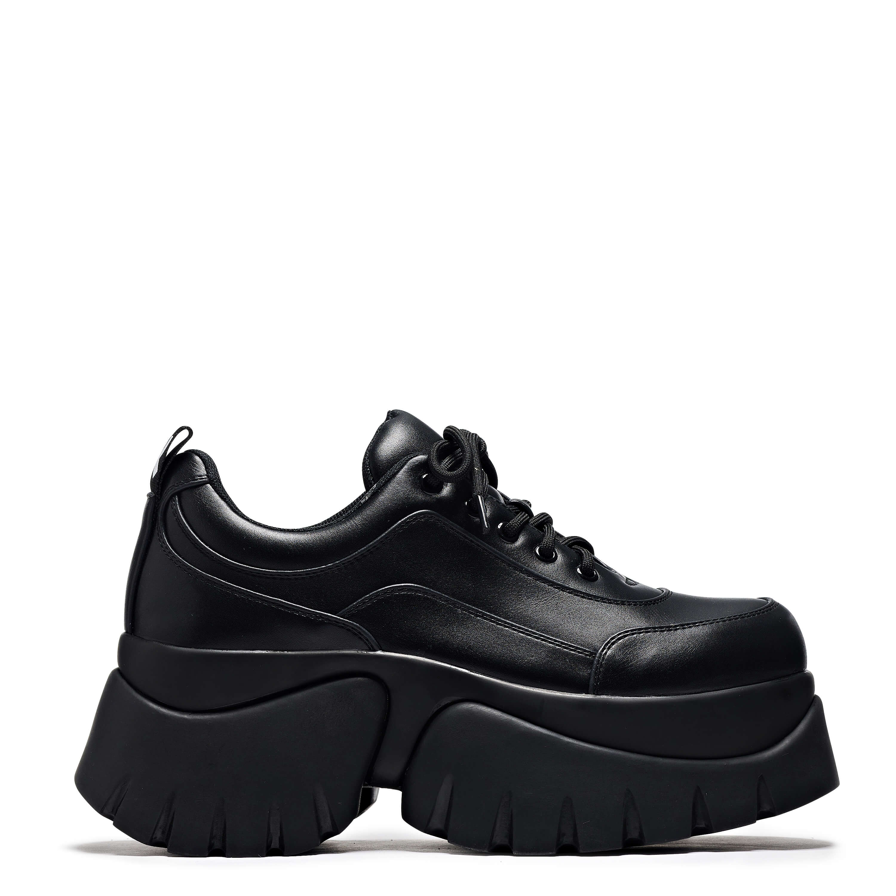 Chronicles Vilun Platform Trainers - Trainers - KOI Footwear - Black - Main View
