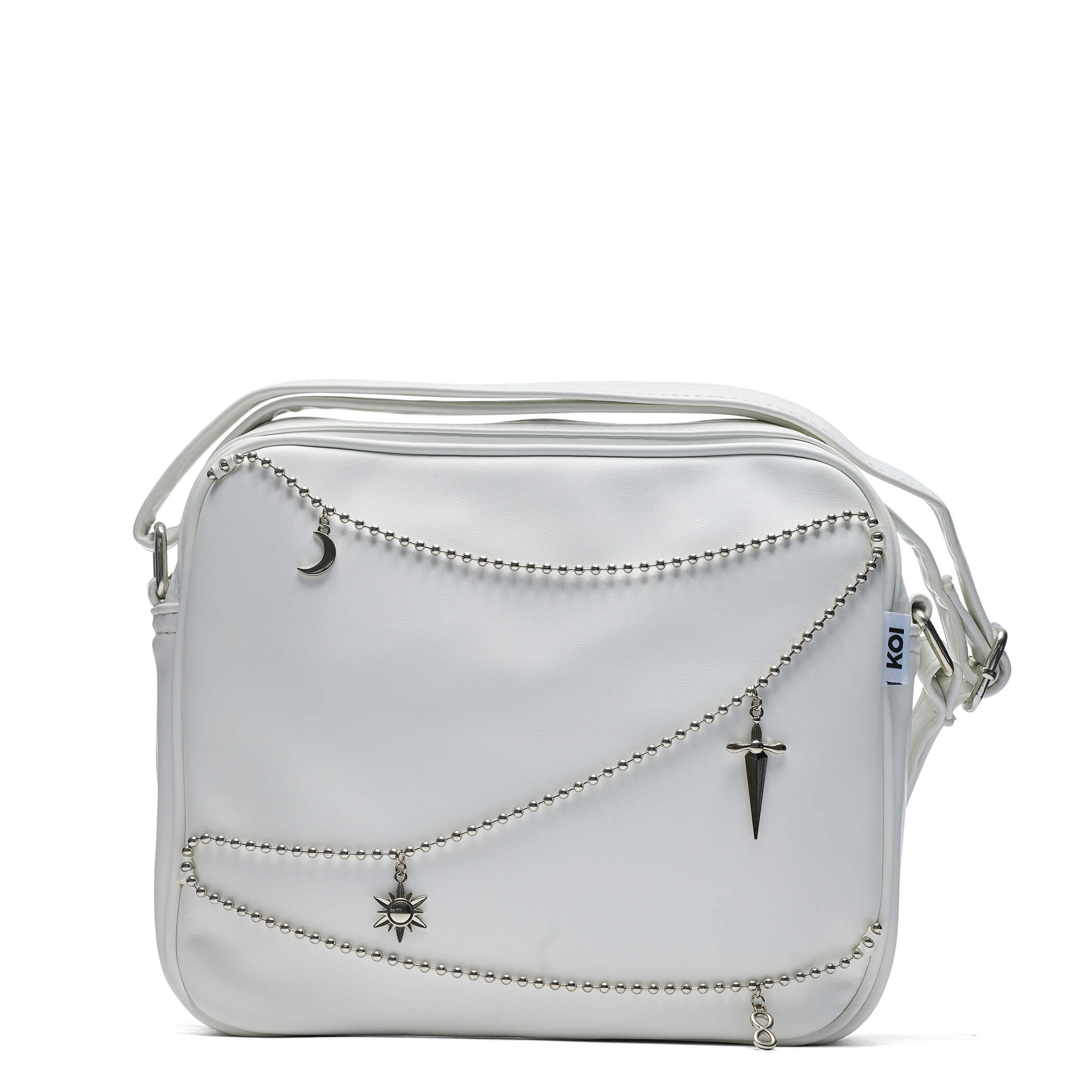 Jinx Mystic Charm White Shoulder Bag - Accessories - KOI Footwear - OS - Main View