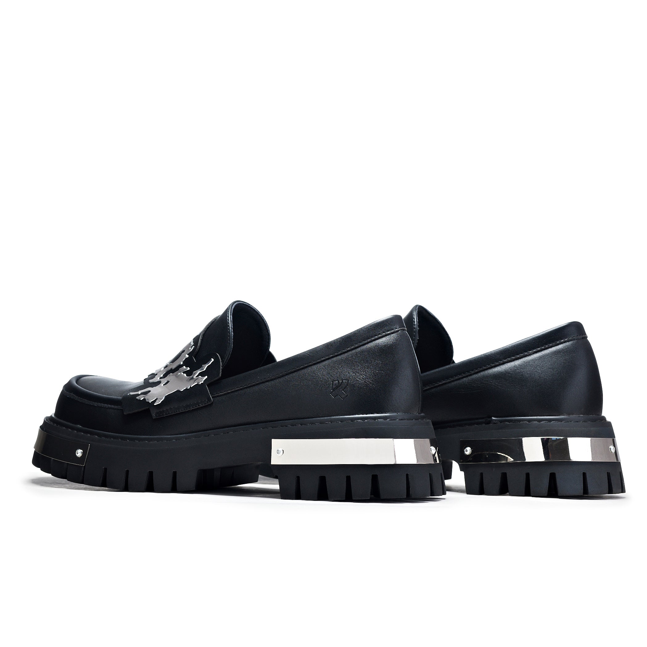 My Metal Loafers - Black - Shoes - KOI Footwear - Black - Back View