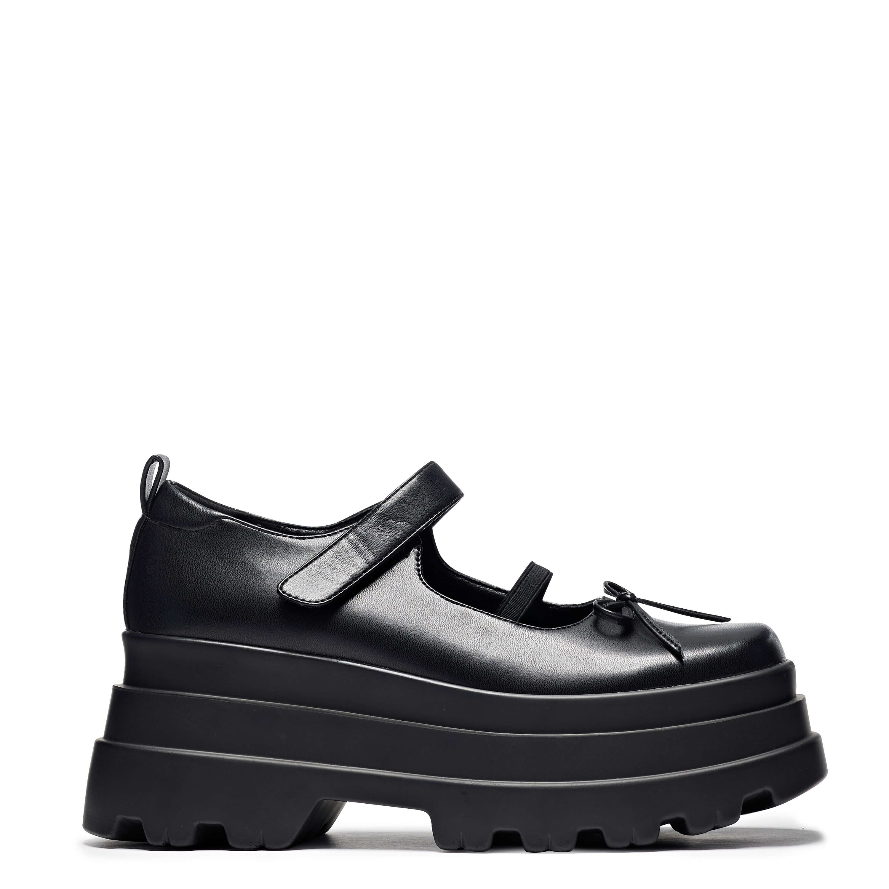 Obsidian Doll Trident Mary Janes - Black - Mary Janes - KOI Footwear - Black - Main View