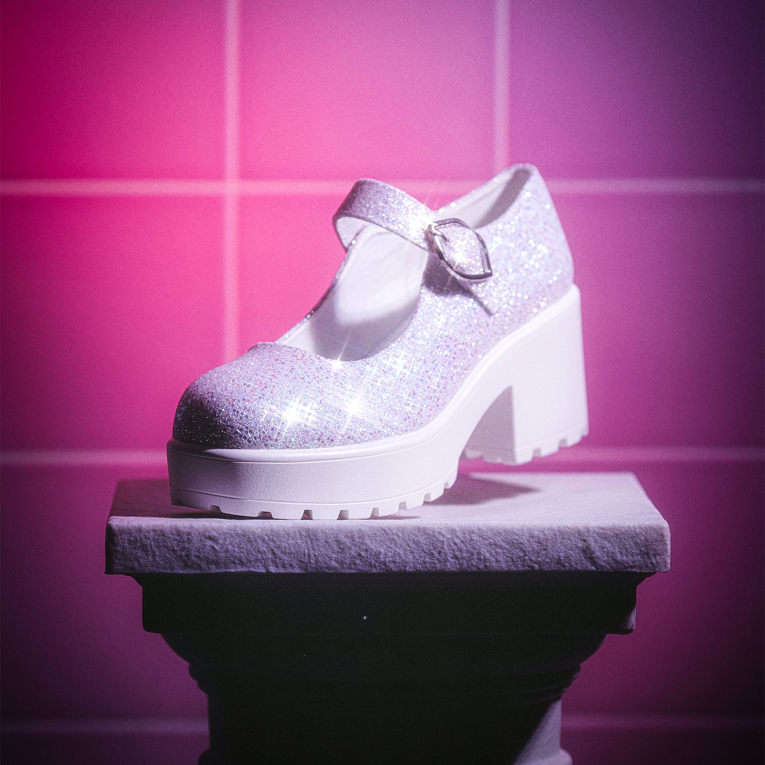 Tira Glitter Mary Janes ‘Damn it Janet! Edition’